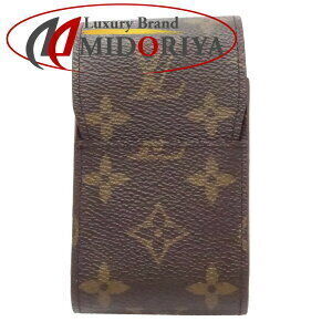 Louis Vuitton Etui Cigarette Case Wallet Monogram Pouch Brown